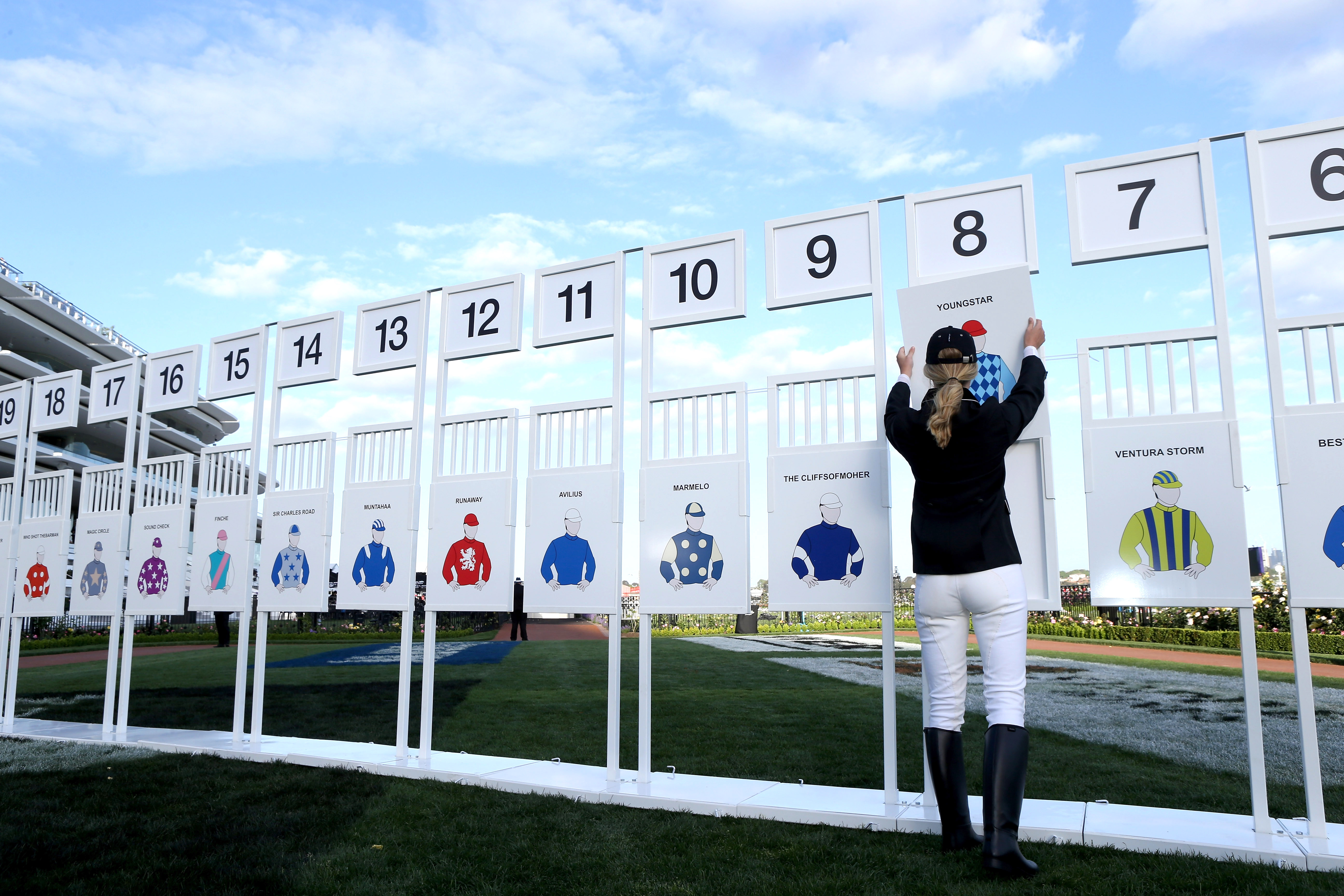 Melbourne Cup Barrier Draw design&deliver